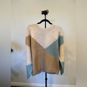 Skies are blue oversized sweater